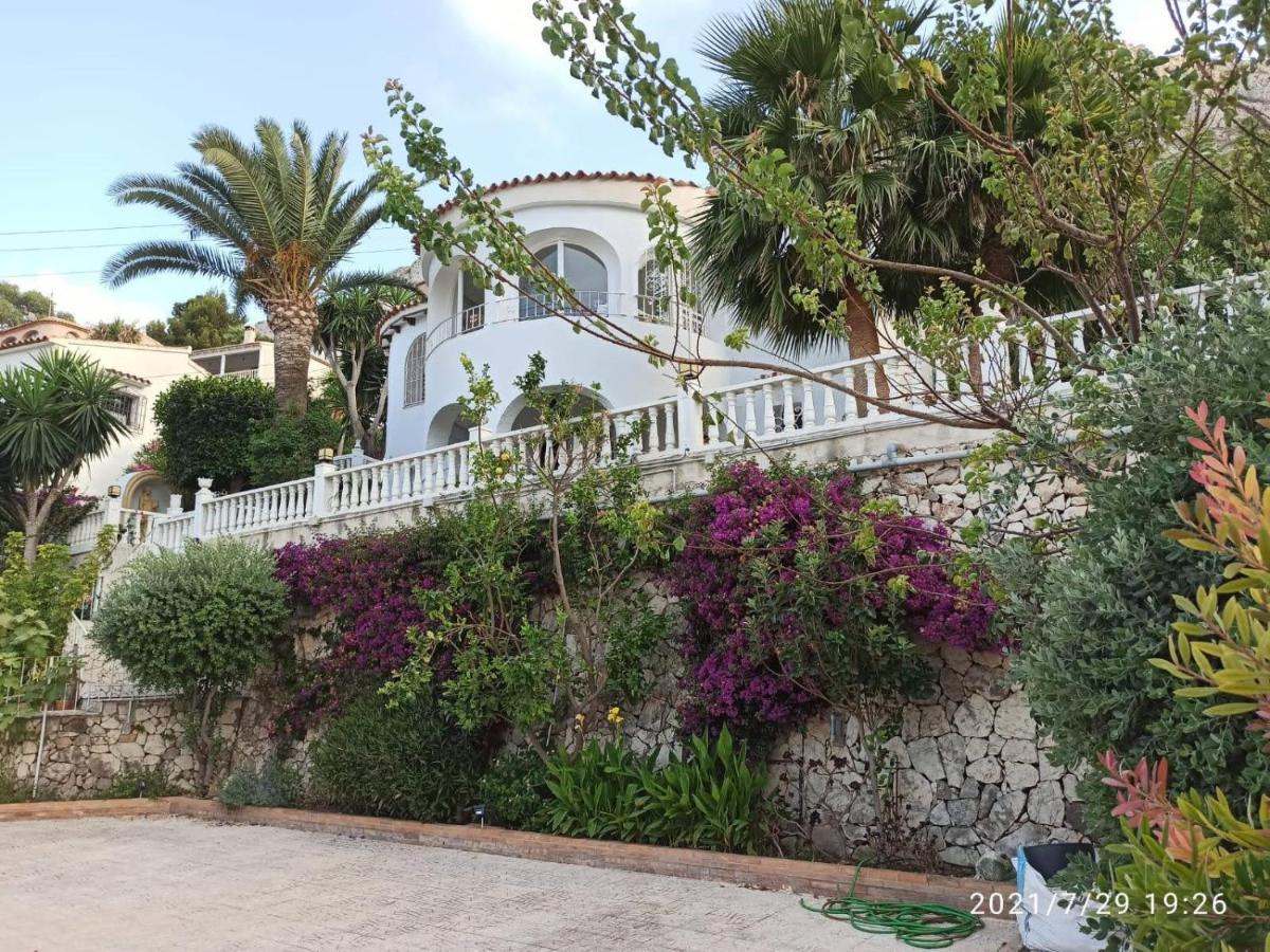 Villa Med Panoramautsikt Med Privat Pool I Calpe, Costa Blanca, Spanien Exterior foto