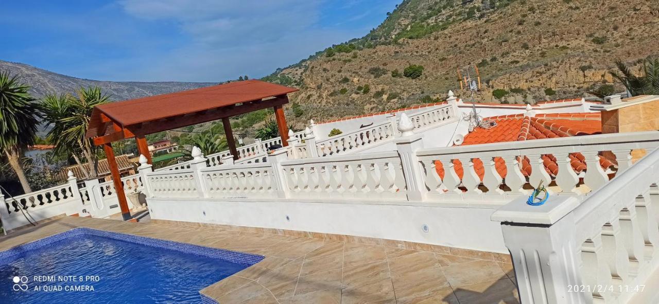 Villa Med Panoramautsikt Med Privat Pool I Calpe, Costa Blanca, Spanien Exterior foto