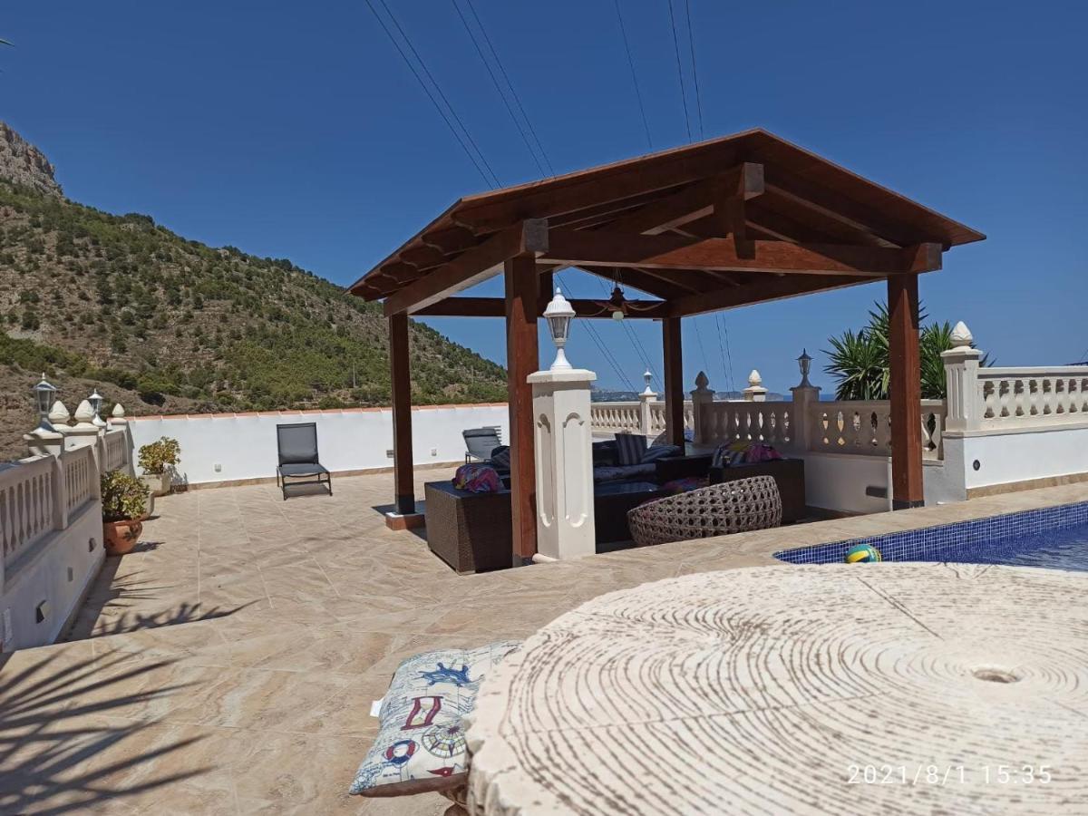 Villa Med Panoramautsikt Med Privat Pool I Calpe, Costa Blanca, Spanien Exterior foto