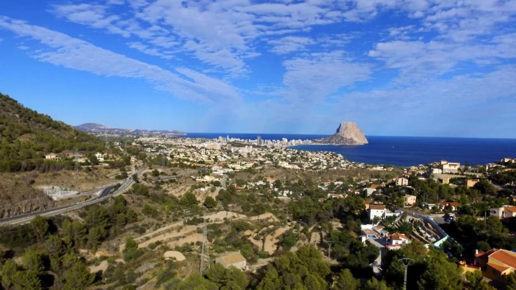 Villa Med Panoramautsikt Med Privat Pool I Calpe, Costa Blanca, Spanien Exterior foto