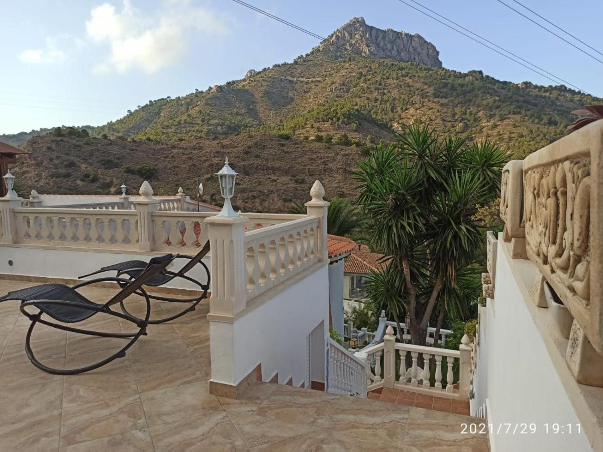 Villa Med Panoramautsikt Med Privat Pool I Calpe, Costa Blanca, Spanien Exterior foto