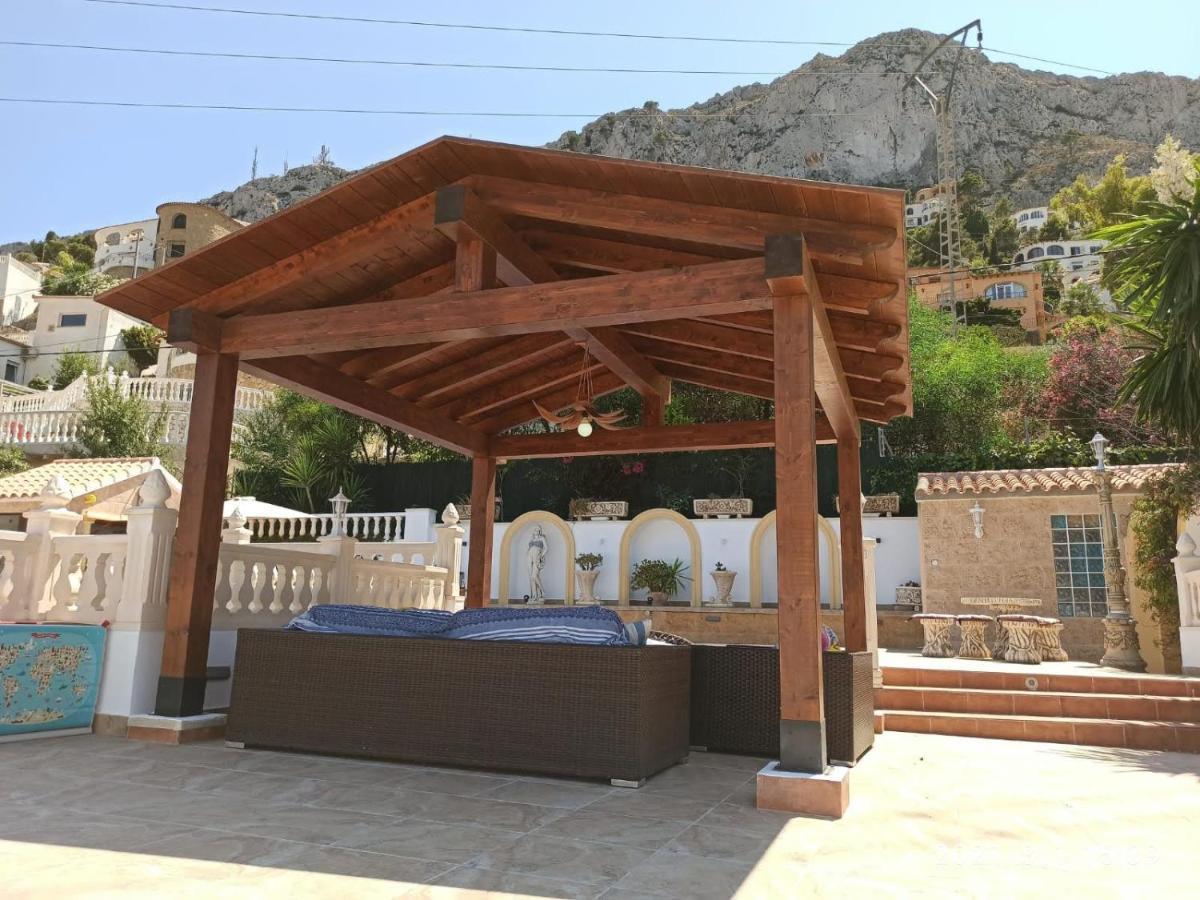 Villa Med Panoramautsikt Med Privat Pool I Calpe, Costa Blanca, Spanien Exterior foto